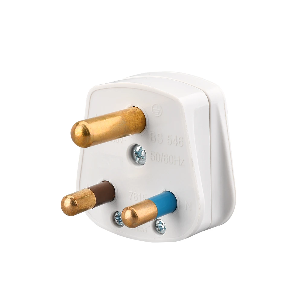 Bakelite british BS 220 volt electrical power 15 amp 3 pin top plug