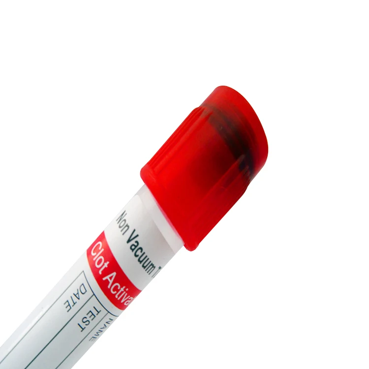 Micro Blood Collection Tubes Medical Pediatric Plain Non Vacuum Capillary Mini Sample Test Blood Collection Tubes
