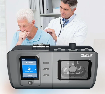 
Portable Non-invasive Auto Cpap Medical Sleep Apnea Respiratory Bipap Machine Breathing With Filter Tube 