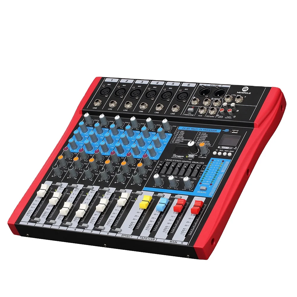 CTM-60S new digital USB power audio mixer mixer
