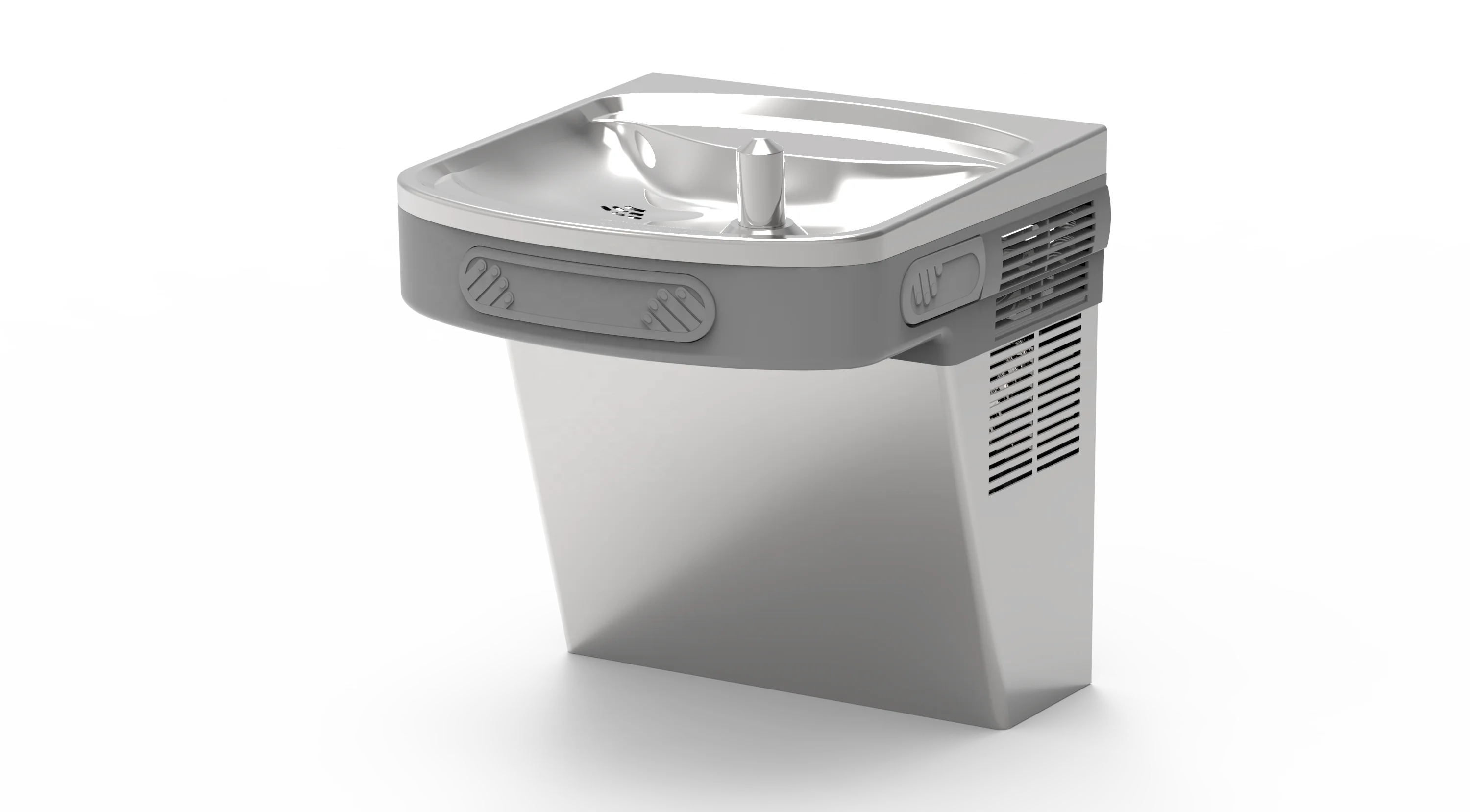 Stainless Steel Wall Mounted Cold Drinking Fountain for School, Drinking water fountain