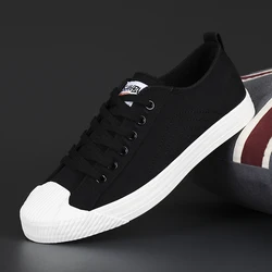 Classic Latest Cheap Wholesale Rubber Vulcanized Low Top Fashion Trend Men Women Lace Up Flats Custom Canvas Sneakers Shoes
