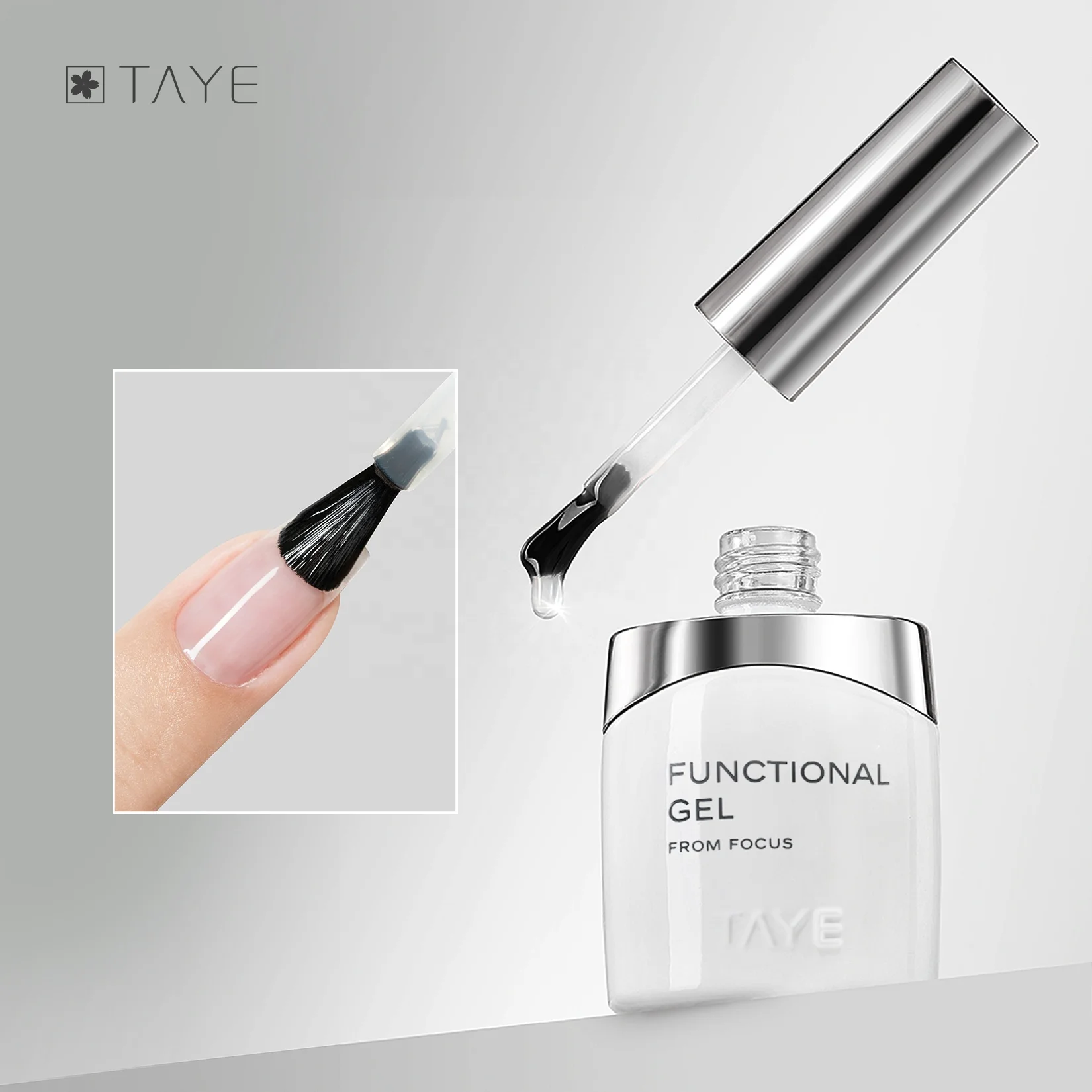 Profesional Supply Transparent Super Function Gel Base Coat Top Coat For Nail Art