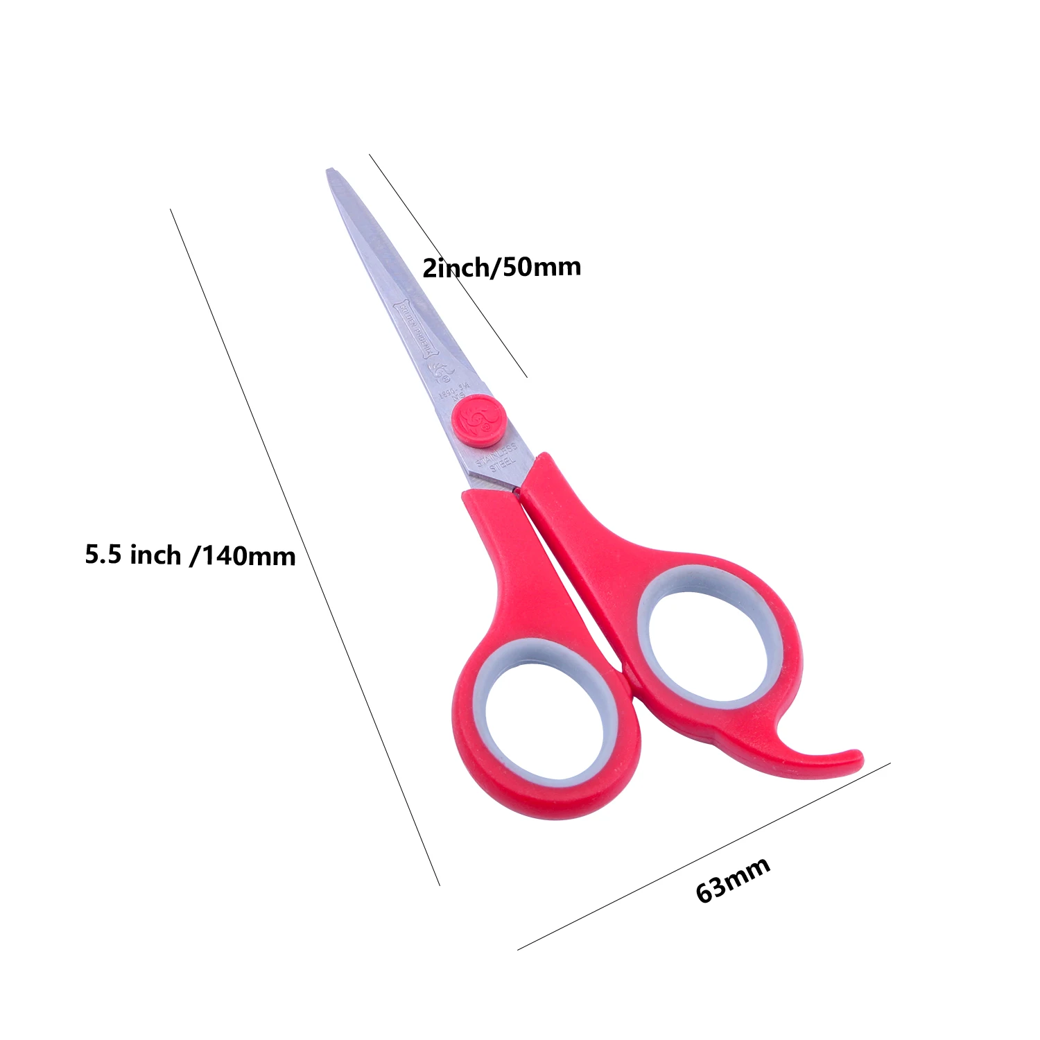 Golden Phoenix Stainless Steel Paper Scissors School Kids Scissors Student Office Stationery Scissors