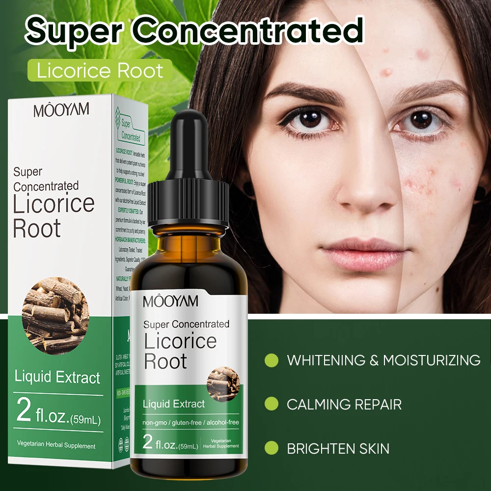 High-Concentration Essence and Repairing Damage Whitening Firming Pigmentation Correctors 59ml MOOYAM Licorice Root Serum