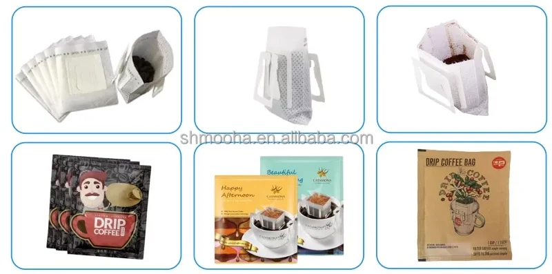 Ultrasonic Cut Vertical Automatic Small Filter Tea Bag Pouch Packing Machine Drip Coffee Bag Packing Machine