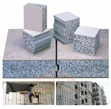 Lightweight Concrete Wall Panel Machine Prefab Concrete Cement Wall Panel Houses Making Machine