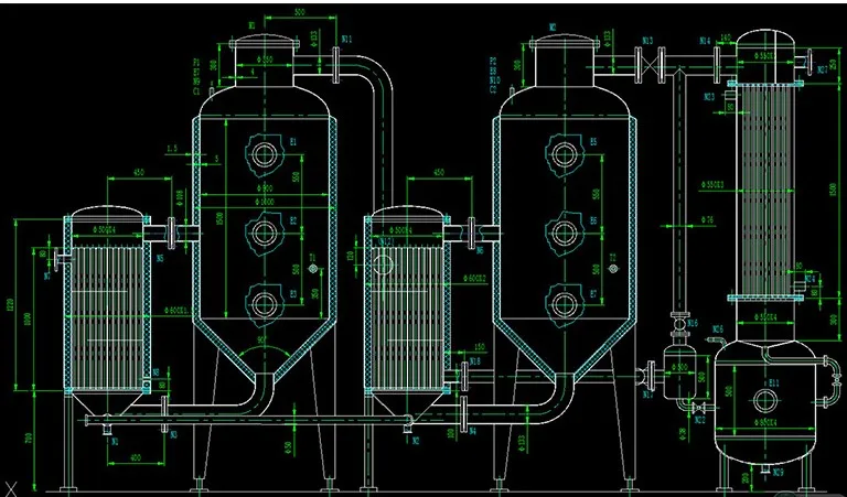 Double-effect concentrator