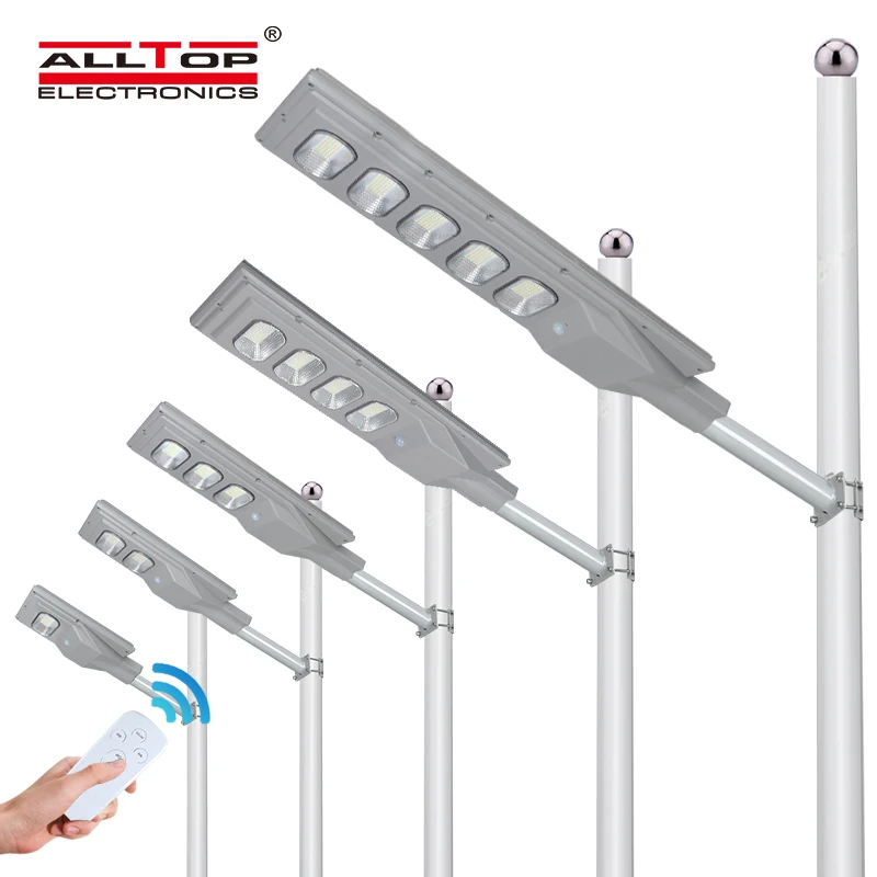 ALLTOP High Lumen Rohs Approval Induction 30w 60w 90w 120w 150w All in One Street Solar Lamp