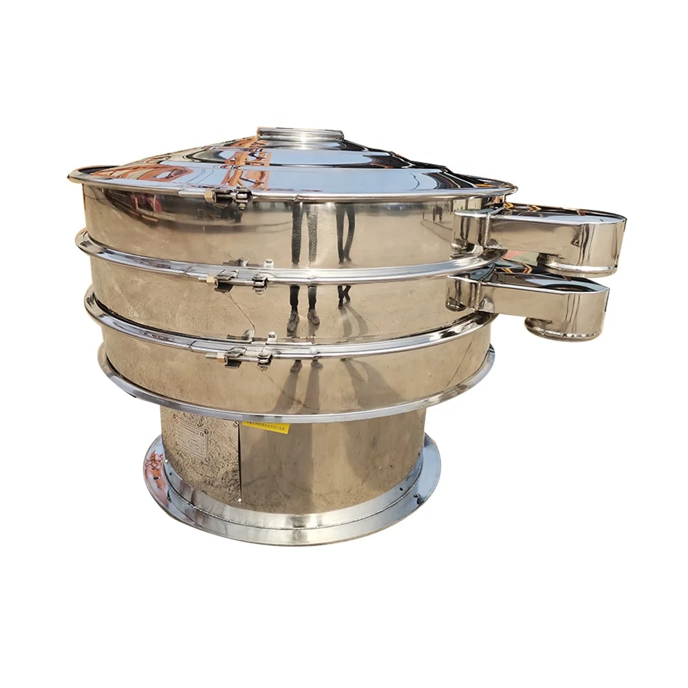 Flour Grain Automatic Circular Vibration Screen/Vibrating Sieve Shaker Separator Sieving Machine