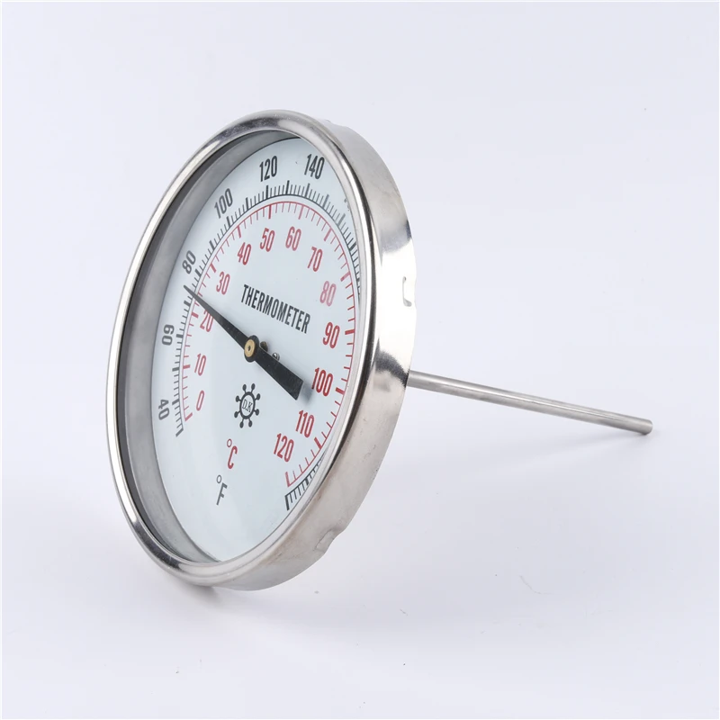Stainless Steel Temperature Gauge Industrial Thermometer for Steam