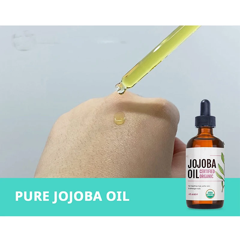 Private label Factory wholesale bulk jojoba oil for skin care massage
