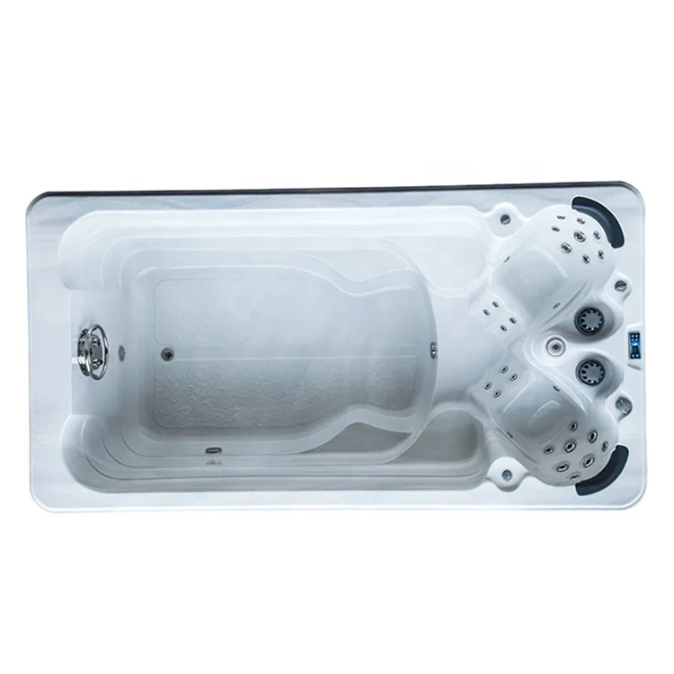 Self cleaning Hydro massage 4 Meters Swim Spa with Exercise Equipment