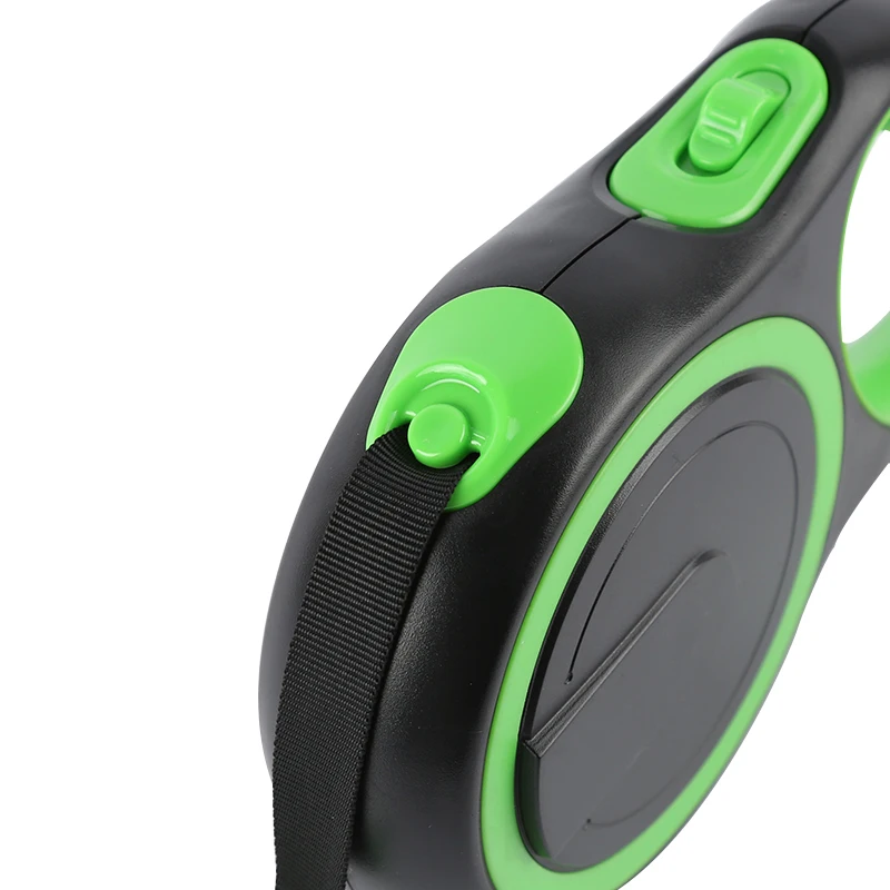 Wholesale Custom Print Outdoor Training Dog leash Nylon automatic retractable pet leash