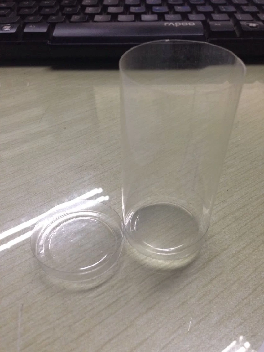 Hot Sale Custom Cylinder Plastic Packaging Tube with Lid & Printed Logo