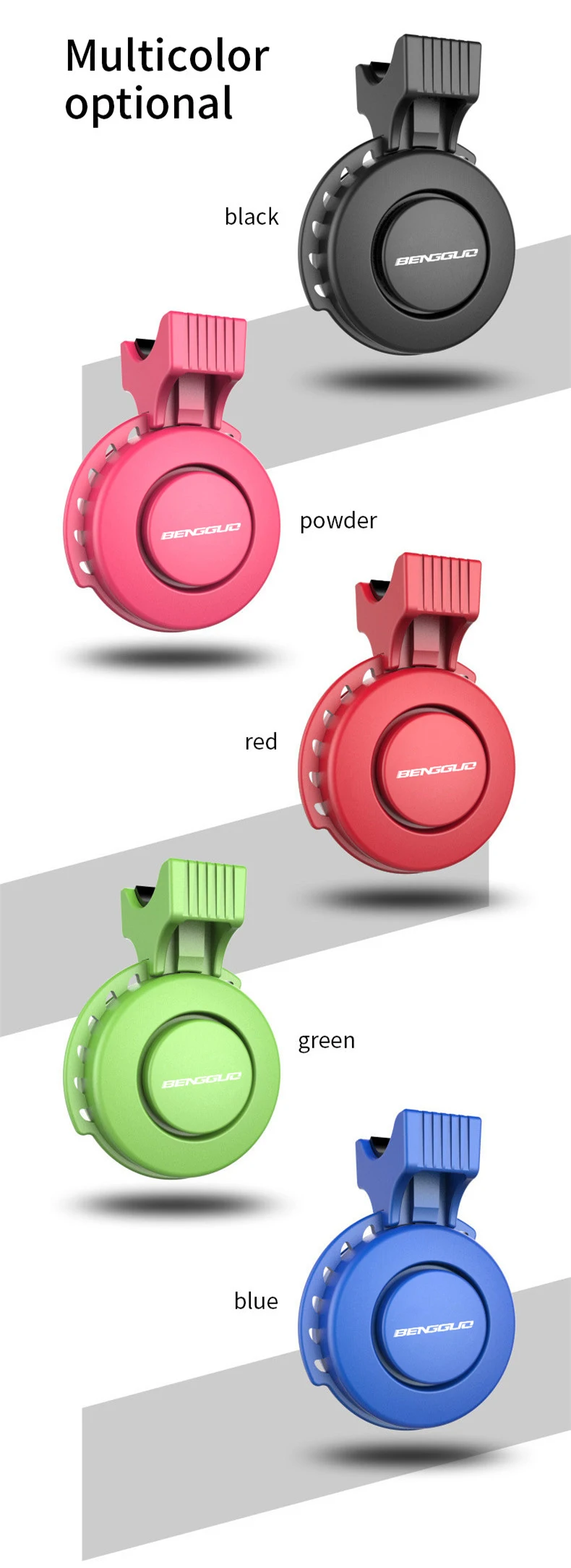 4 Sounds Modes Bike Bell Bicycle Cycling Handlebar Electronic Horns Ring Bell Horn Strong Loud Air Alarm Bell Sound Bike Horn