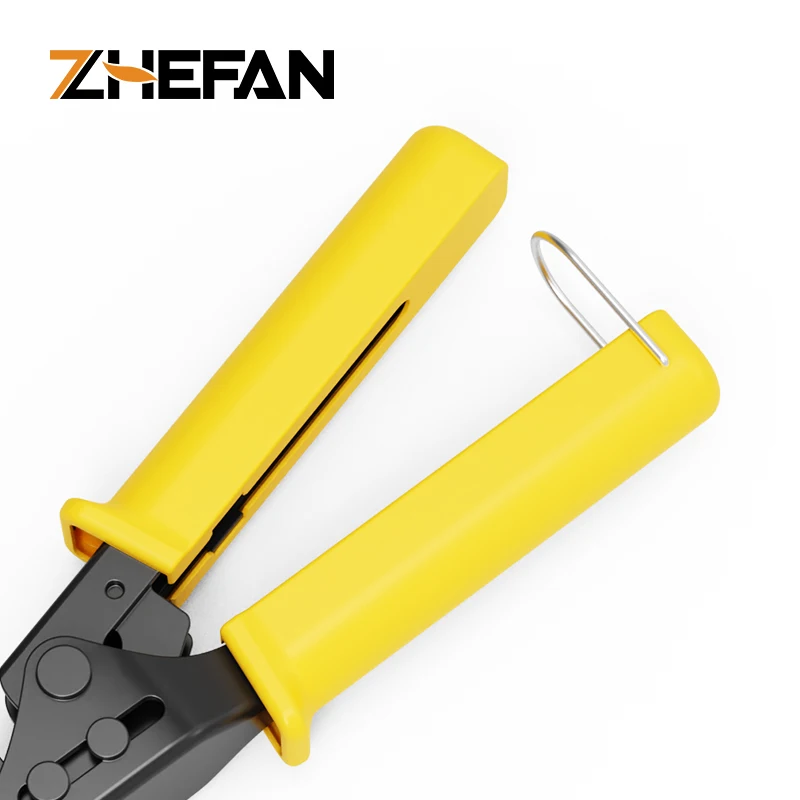 ZHEFAN 90 Degree Rj45 Keystone Jack Crimping Terminal Hand Tools With Ergonomic Handle