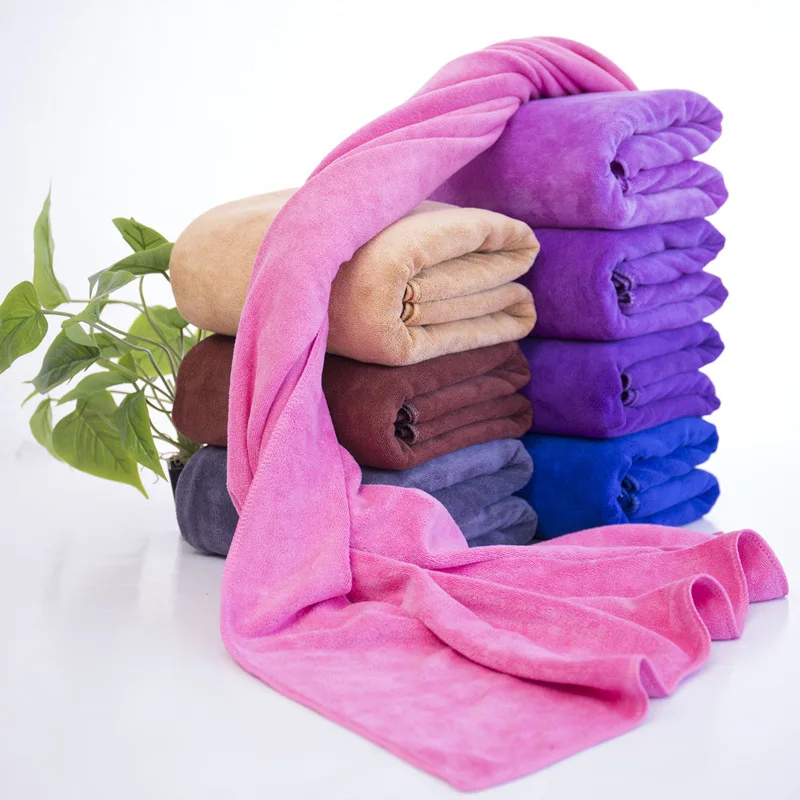 
Очень большое махровое банное полотенце для сауны, очень Впитывающее Воду спортивное полотенце из микрофибры для фитнеса 