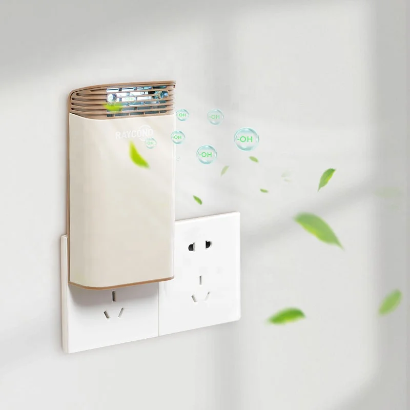 Quiet And Efficient Modern Small Air Purifier Suitable For Bathroom Portable Wall Plug In Mini UV Light Sterilizer
