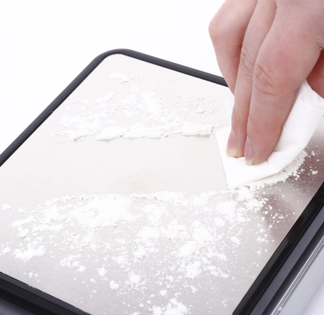Household stainless steel electronic kitchen food scale ingredients baking LCD digital display scale Charging version
