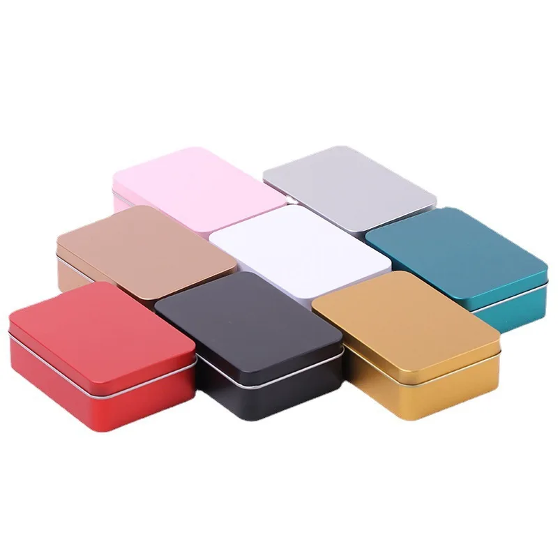 Custom Printed Rectangular Square Round Tin Case Metal Chocolate Tin Box Tea Box Gift Box