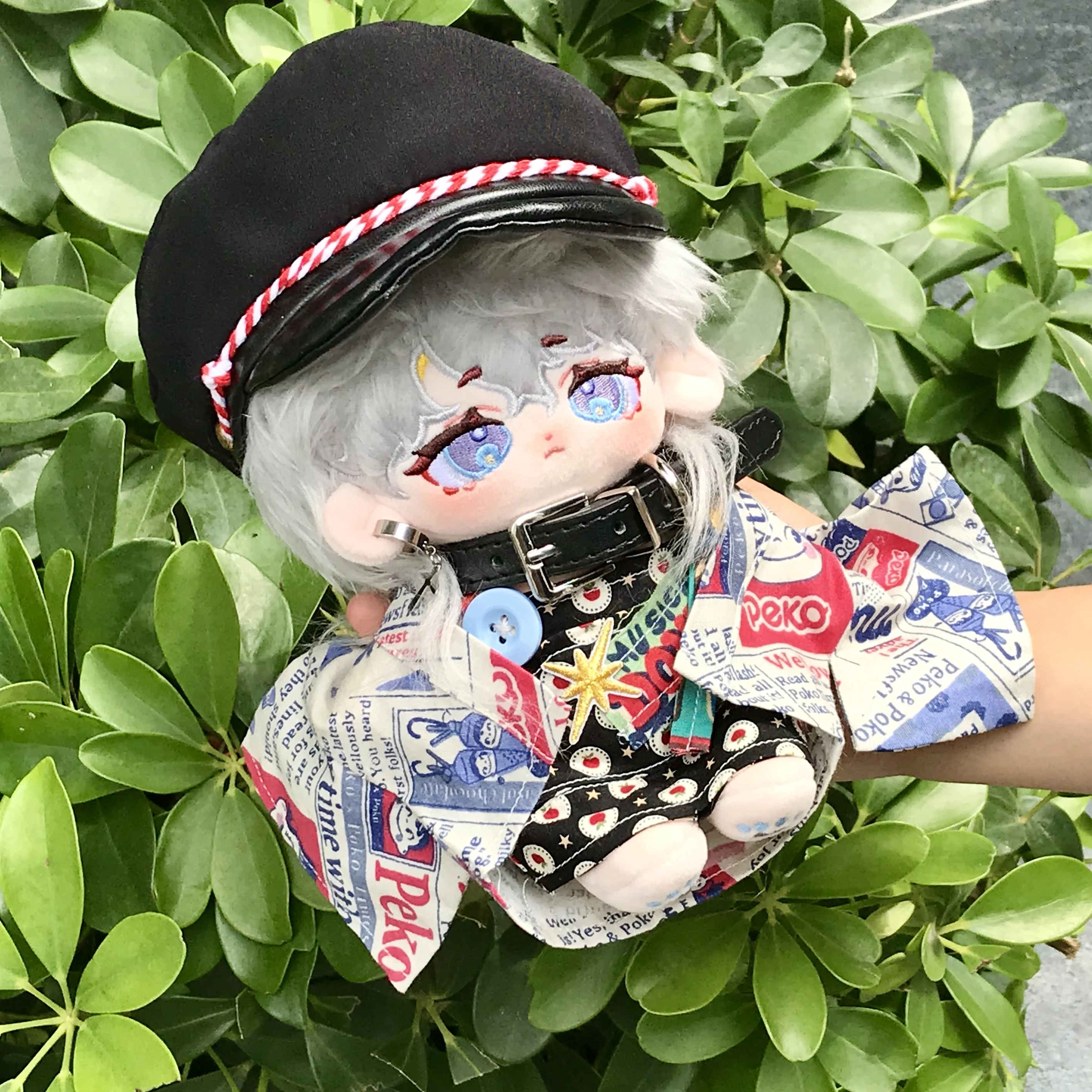 20CM custom soft stuffed toy character anime plush doll