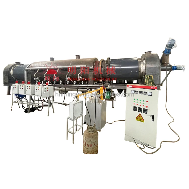 Small Medium and Big Yield Wood Dust Charcoal Making Machine Continuous Coconut Walnuts Shell Carbonization Kiln for Active