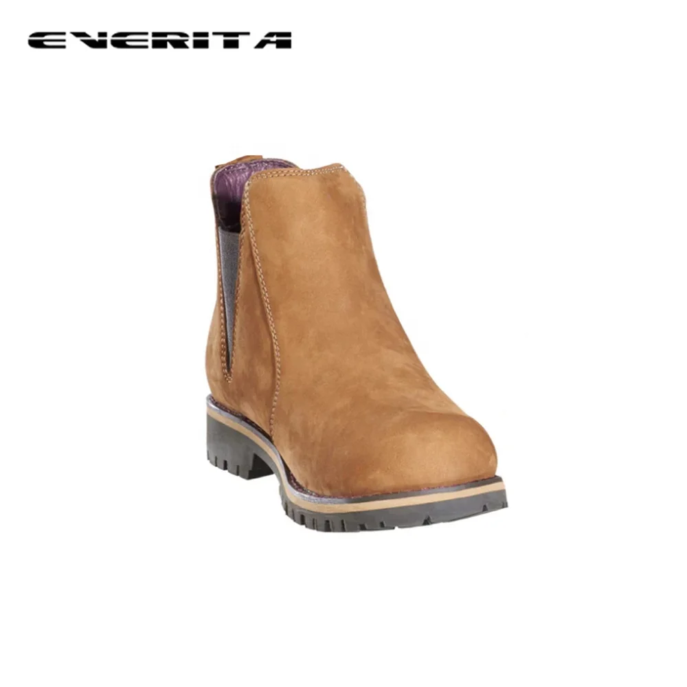 
Chinese Wholesale Comfort Genuine Leather Boots Wearresisting Chelsea Boot For Women 