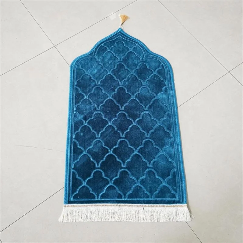 Prayer Mat Muslim Travel Mink Carpet Of Worship With Sponge