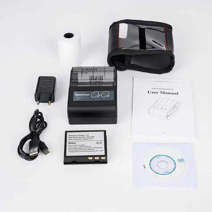Factory Price Mini 58mm Mini Small Portable Mobile Pocket Bt Wireless Handheld Blue Tooth Thermal Receipt Printer Price
