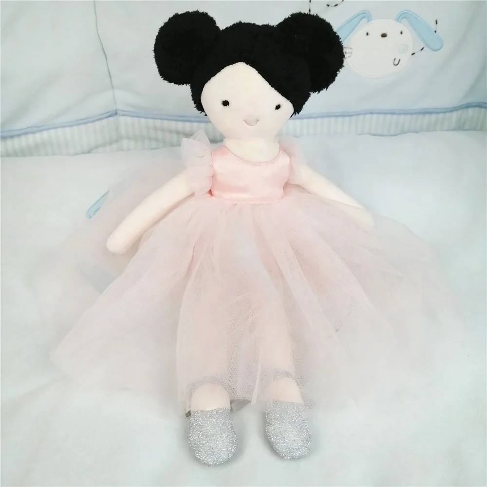 Popular Ballet Dressed Girl Baby Cloth Rag Doll for Promotional Gifts