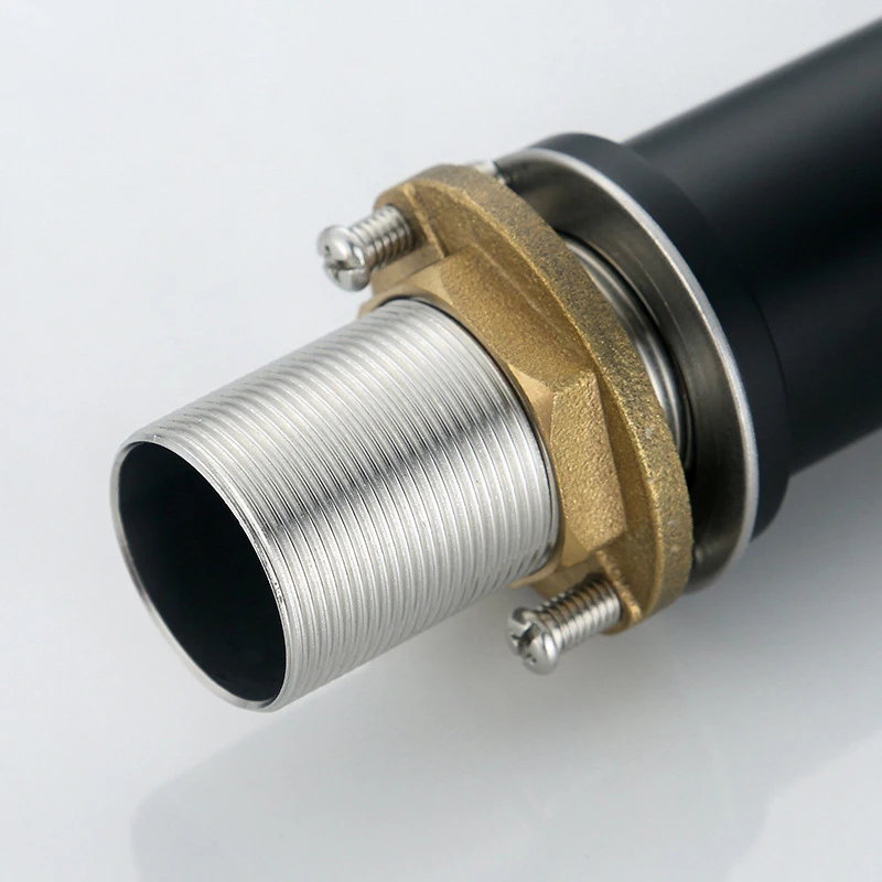 2021 Wholesale Price Black Pvd Electroplated Cold And Hot Separation Ceramic Valve Core Matte  Brass Basin Water-Saving Faucet