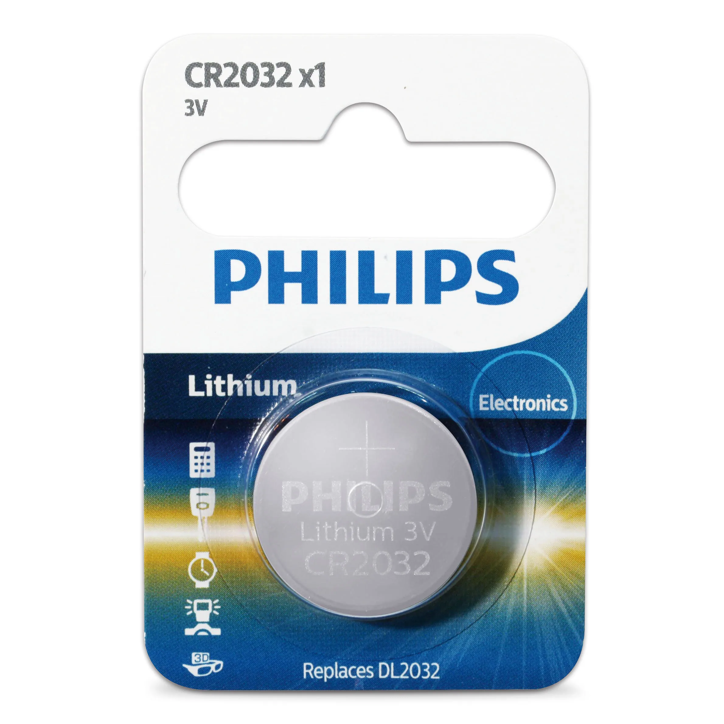 Philips CR2032 3V Disposable Minicells Watch Lithium Battery Button Cell