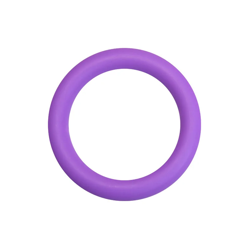Food Grade 65mm Round Solid Silicone Ring Baby 65mm Silicone Teething Ring For Diy Jewelry Accessories