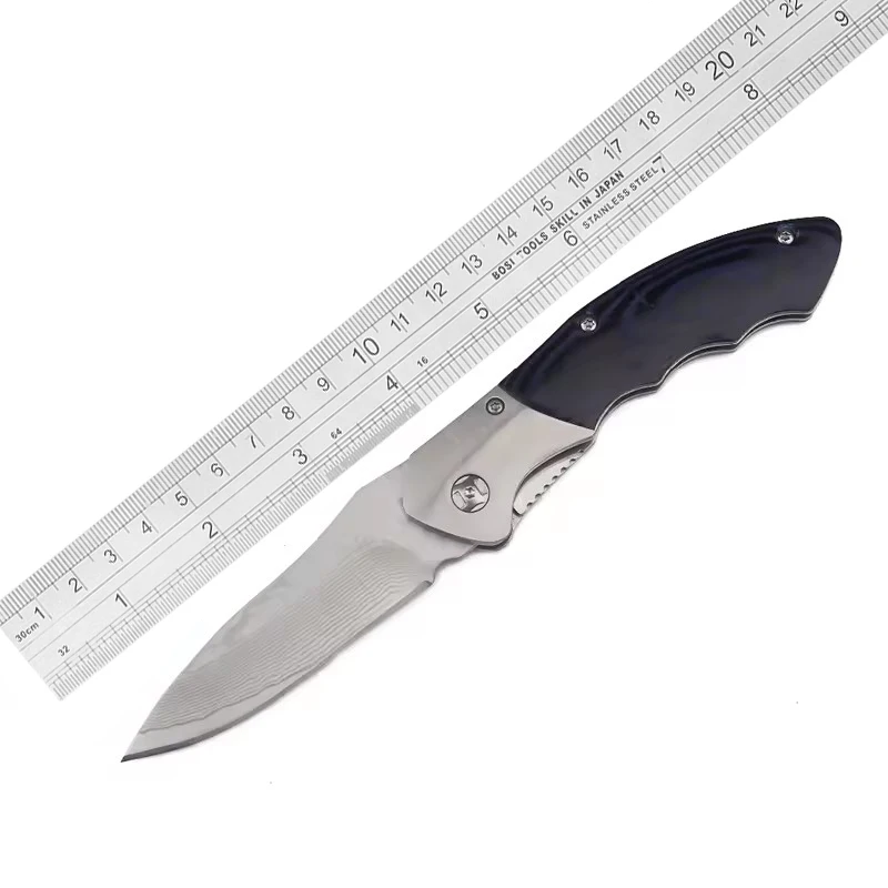 Выживание G10 Ручка OEM дамасский складной