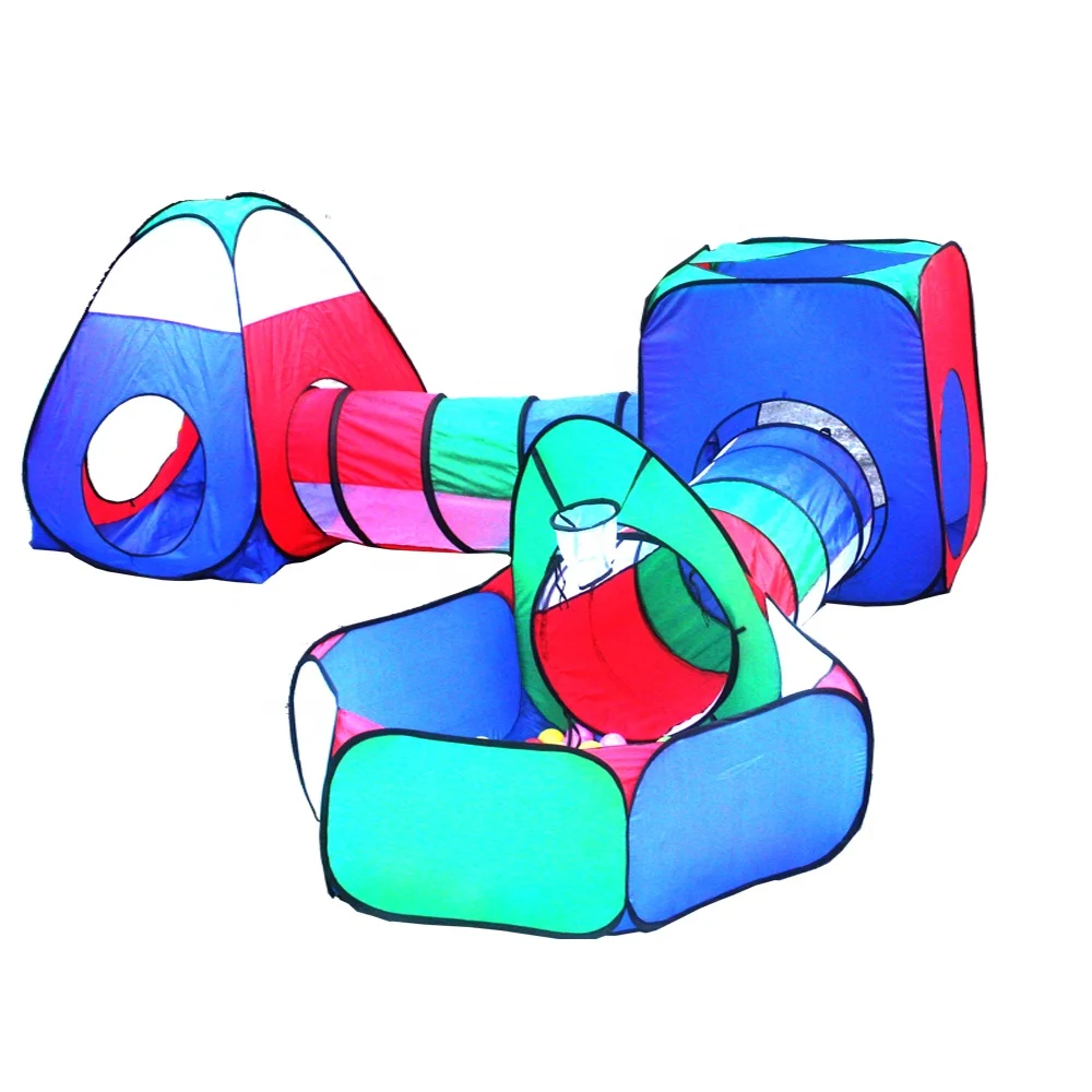 
Children Play Tent Tunnel Toy Jungle Indoor & Outdoor Play Tent Playhouse Kids Pop up Tent with Tunnels 