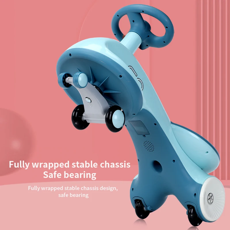 Baby Cheap Swing Car Ride On Car Twist Swing Car Upgrade Slide For Baby Tricycle For Kid