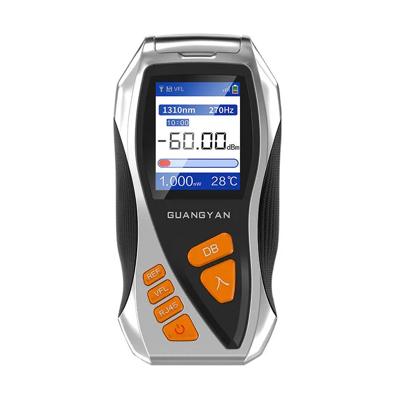 GUANGYAN Y9 4G network remote high-precision optical power meter 4 in1 Red integrated VFL 5/15/20/30 km Rj45 cable tester