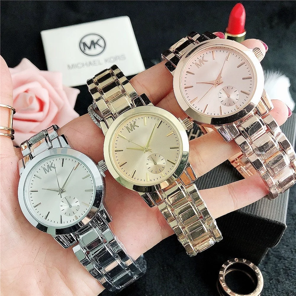 Hot Selling Women Men Luxury Brand Logo New Design Reloj de cuarzo de mujer Wristwatch Ladies Female Quartz Watches