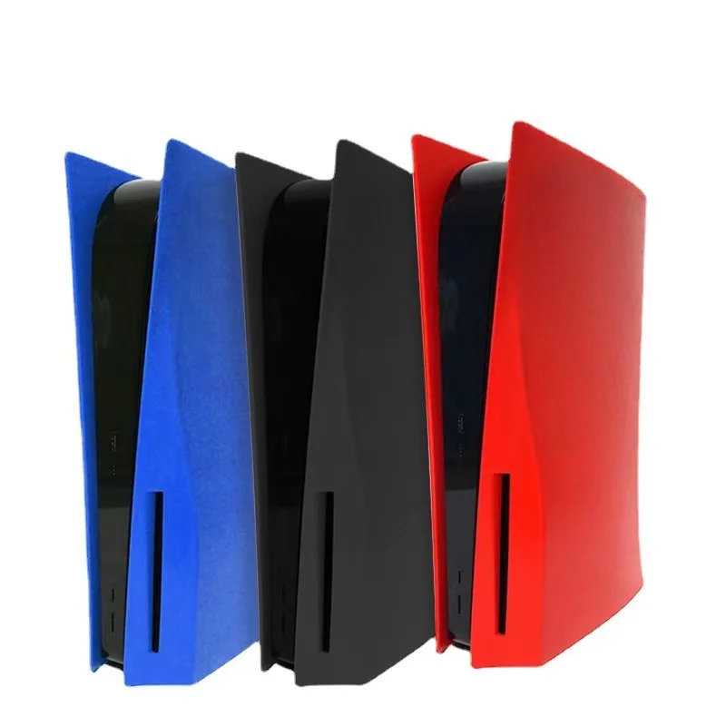 Colorful DIY Anti-Scratch faceplate Replacement Cover Plate for Playstation 5 PS5 Console Black
