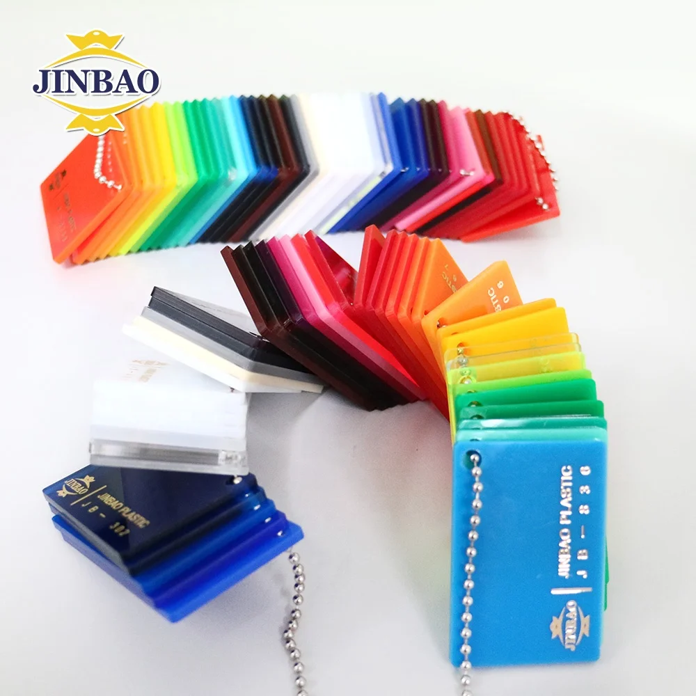 JINBAO high quality bright color 48*96inch 3mm 4mm 5mm Environmental protection perspex acrylic sheets for led box