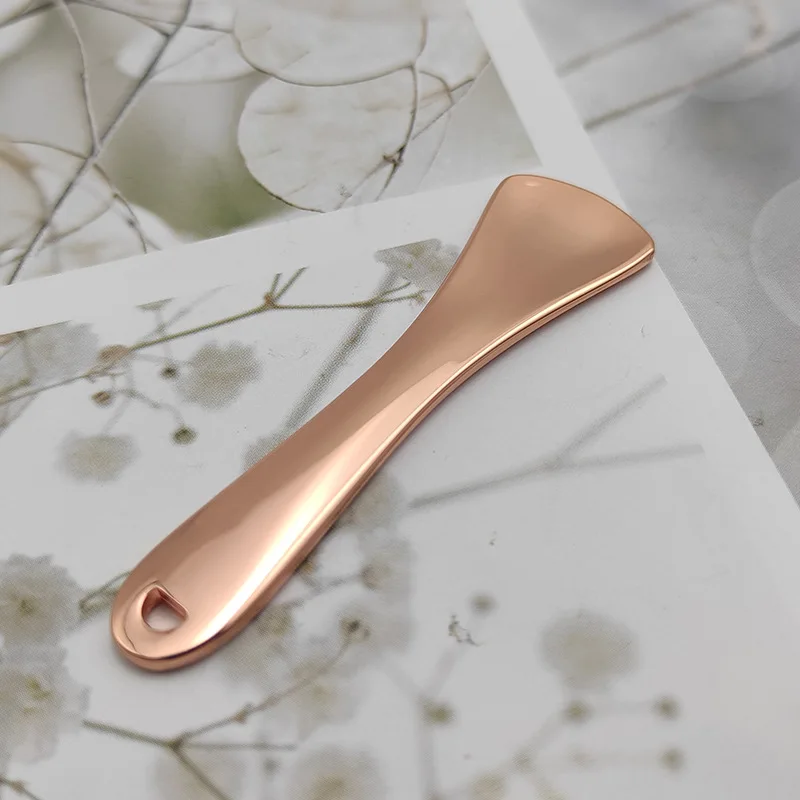 best selling face rose gold facial mask brush with spoon cosmetic cream jar with spatula beauty