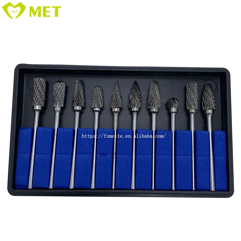 Hot selling low speed dental burs/HP tungsten steel carbide burrs lab burs tooth drills for micromotor