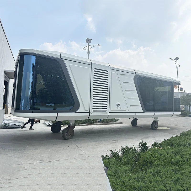 K70 High-end luxury quality spacecraft mobile home hotel cabin prefabricated container small capsule room with kitchen &bathroom