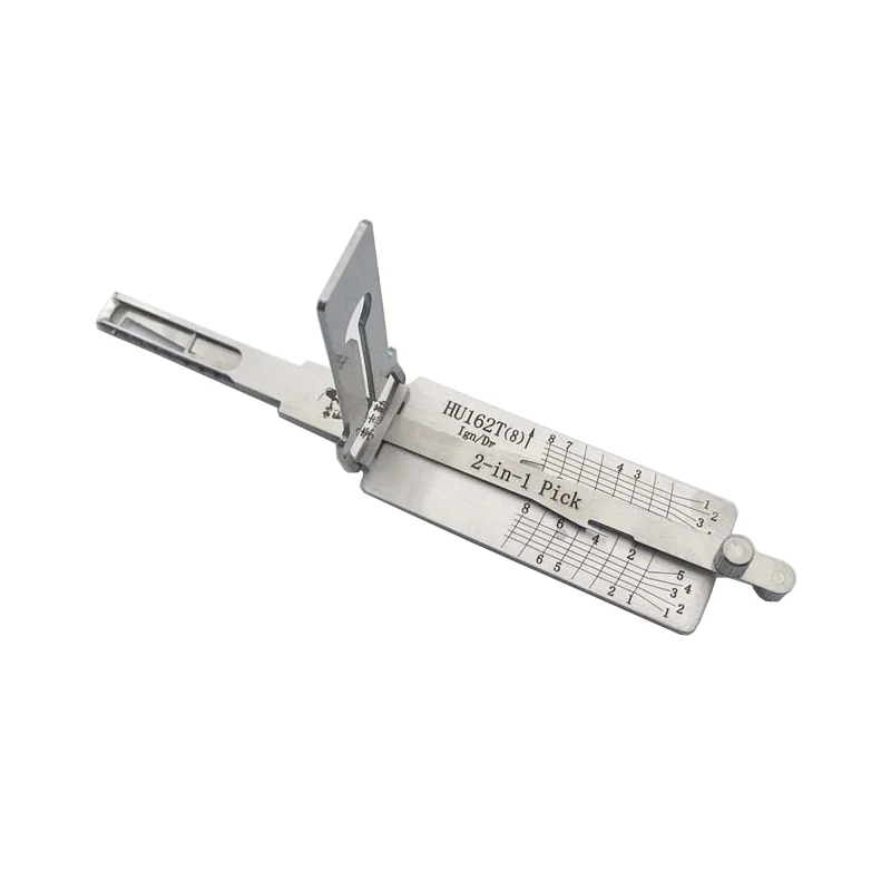 Lishi 2 In 1 HU162T-8 (VAG2015)  Lock Pick and Decoder Together Auto Pick Sets Tools Used for New VW