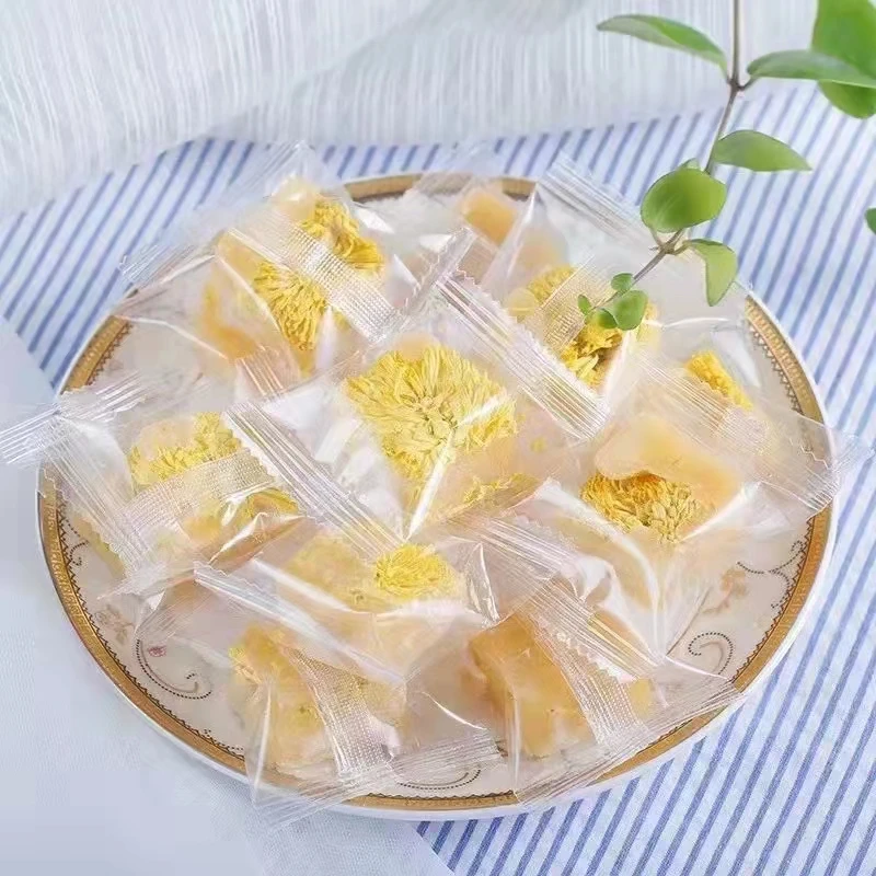 Chinese Sugar tea Sweet Honey sugar cubes Rose/Hibiscus /Goji berry / lemon flavors hard candy for drink