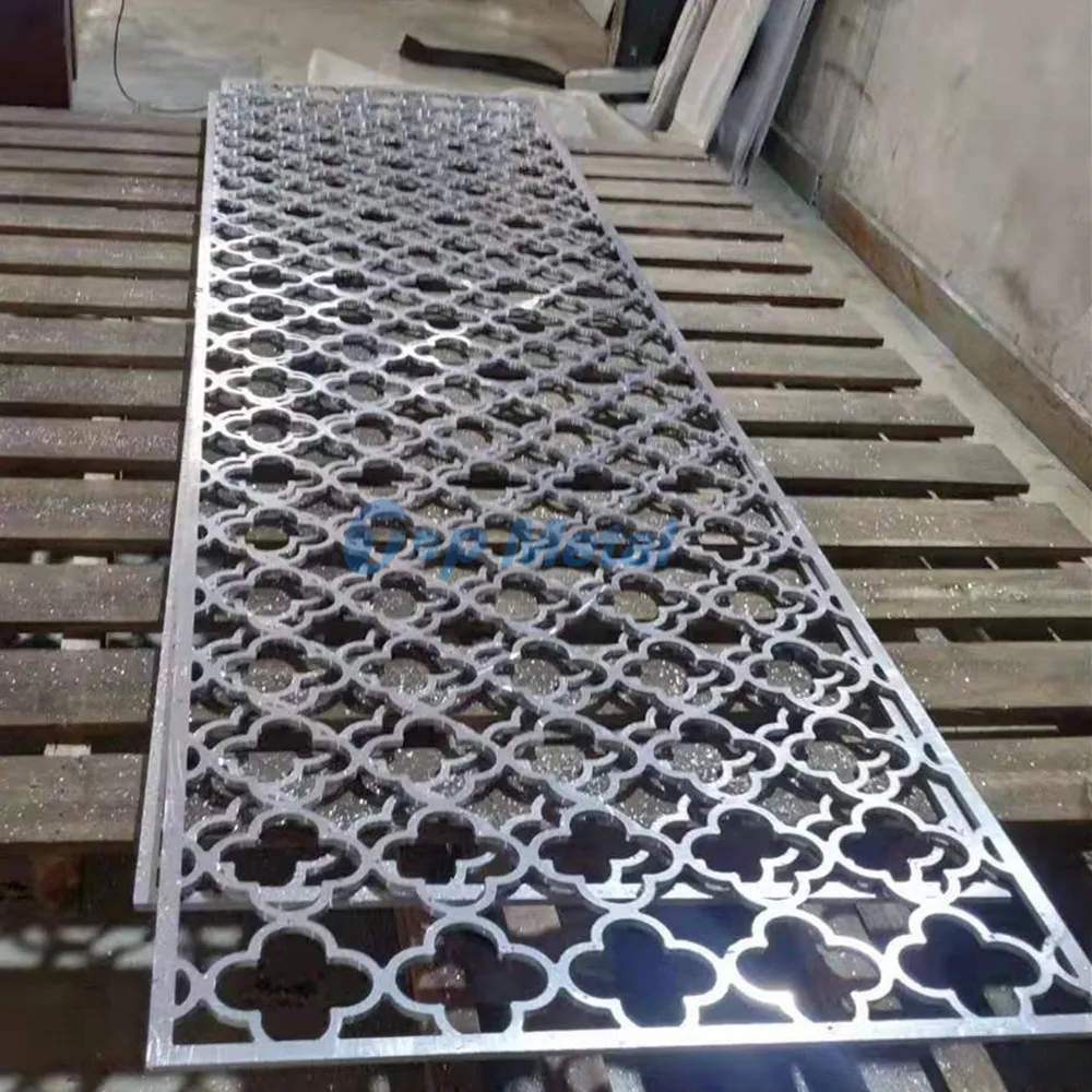 Curtain Walls & Accessories Custom-made Laser Cut Artistic Partition Aluminum Decorative Carved Wall Facade Panel