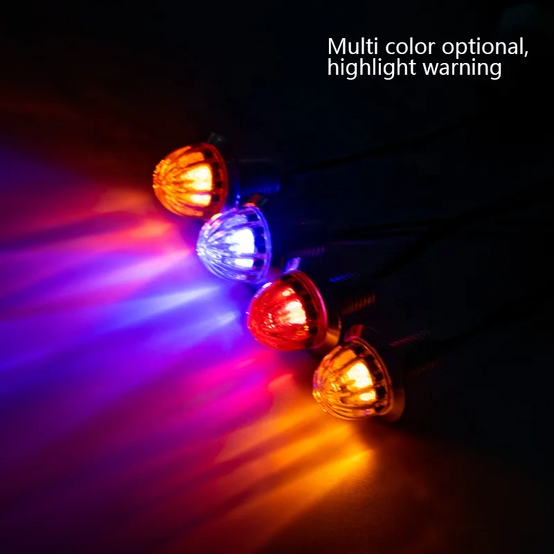 Truck side marker lights red amber white DOT approved mini watermelon truck lights waterproof IP67 side truck light