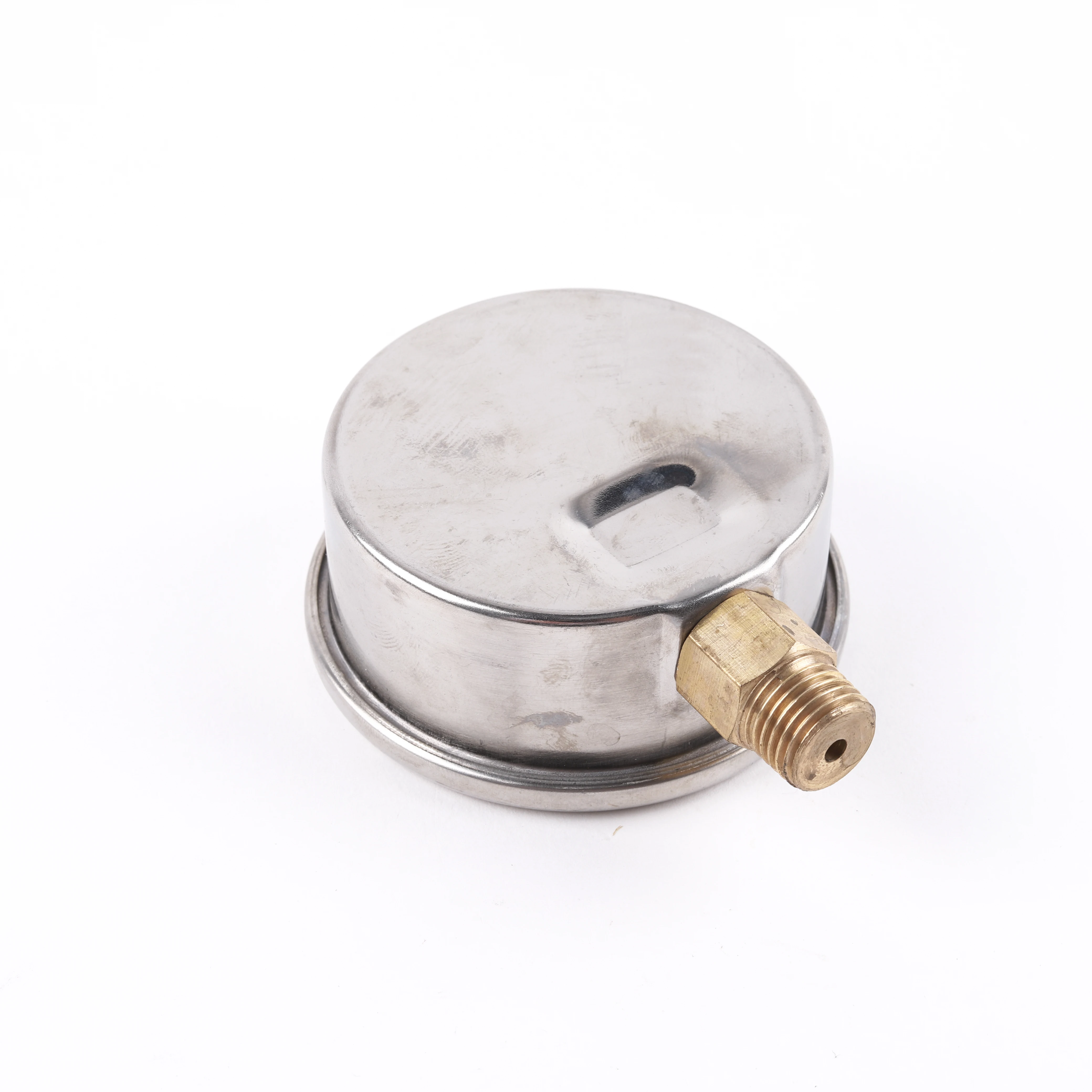 High-Temperature Resistance Liquid-Filled  Bottom Connection Pressure Gauge for Industrial