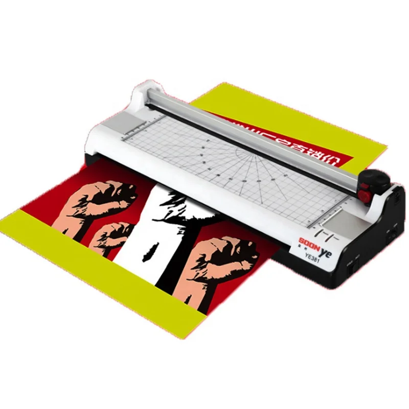A3  office laminating machine with paper cutter multi-function photo laminating machine